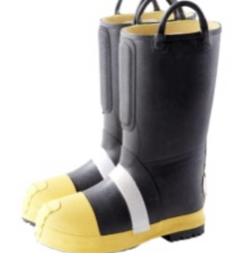 消防ブーツ：燃え盛る廃墟の中では、ブーツは命綱の半分を占める